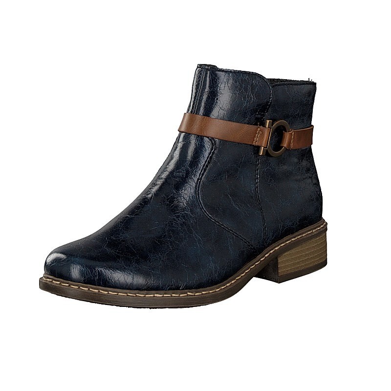 Botins Rieker Z41A5-14 Para Mulher - Azuis